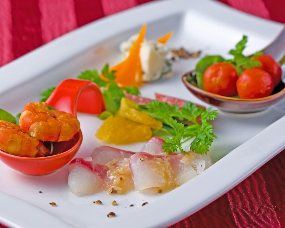 Assorted appetizers