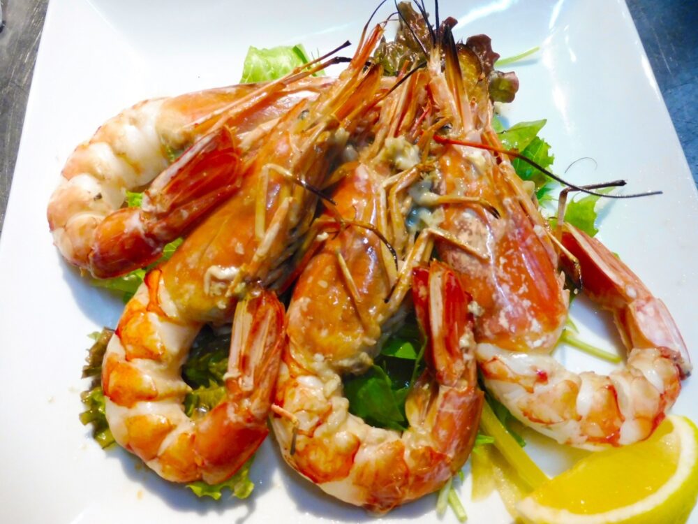 Grilled Red Shrimp