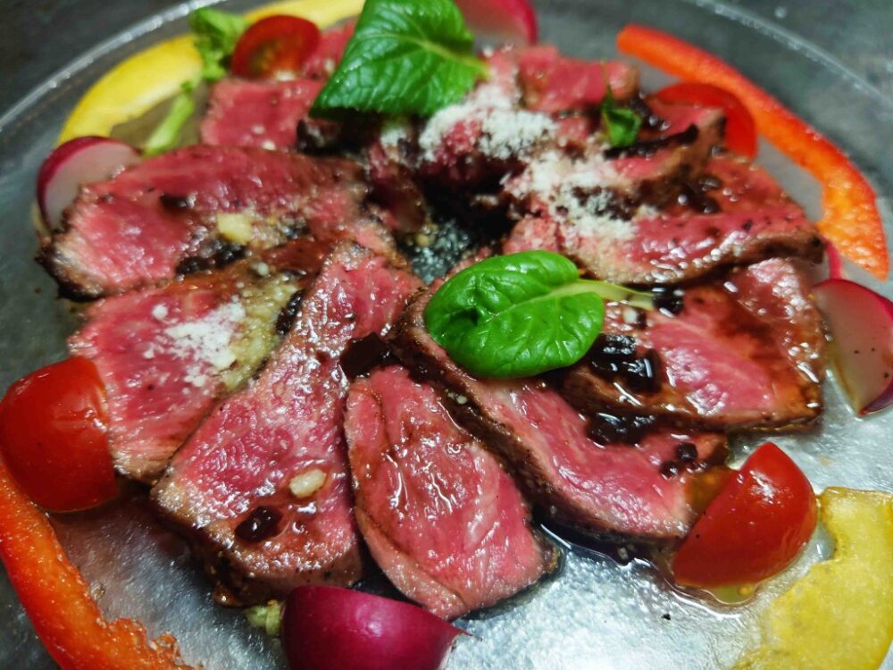 Seared Wagyu Beef Carpaccio