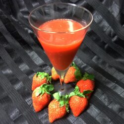 Strawberry (Amaou) Cocktail
