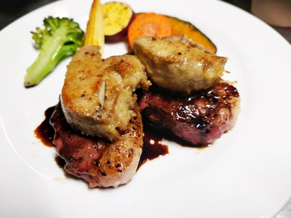 Rossini-style foie gras from Magre Canal