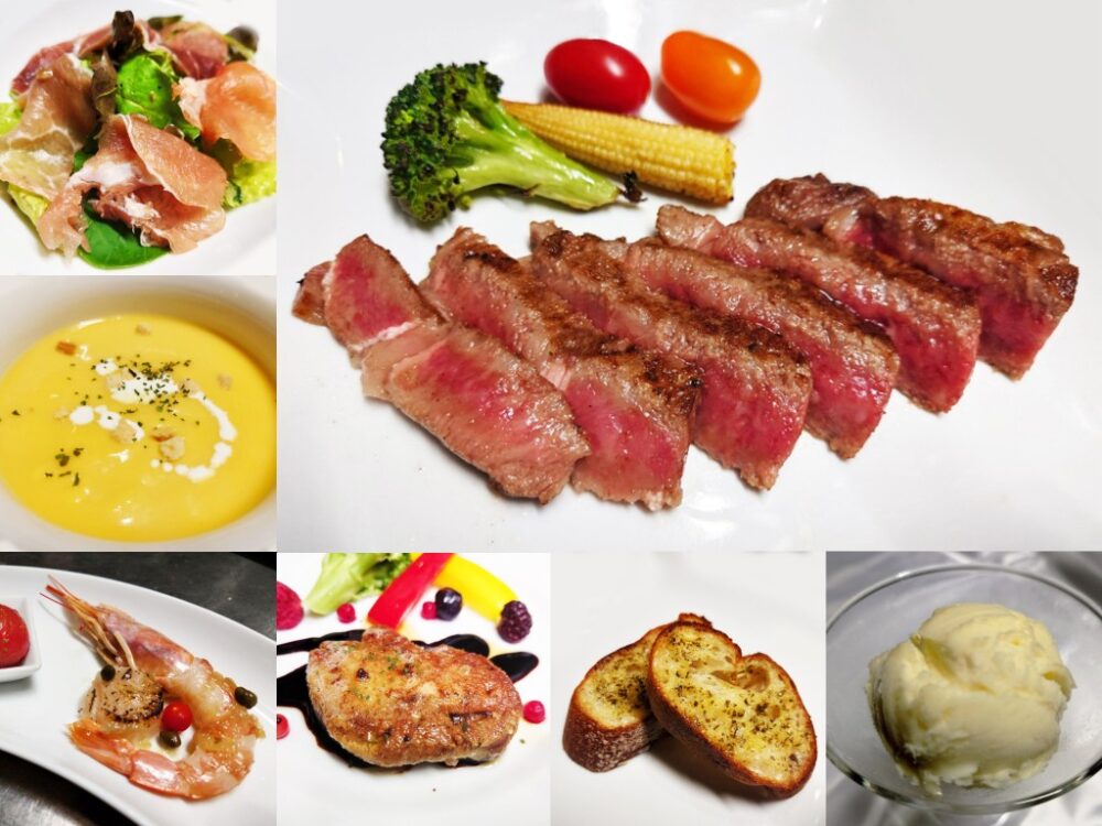 Kobe Beef Ribeye Steak Course