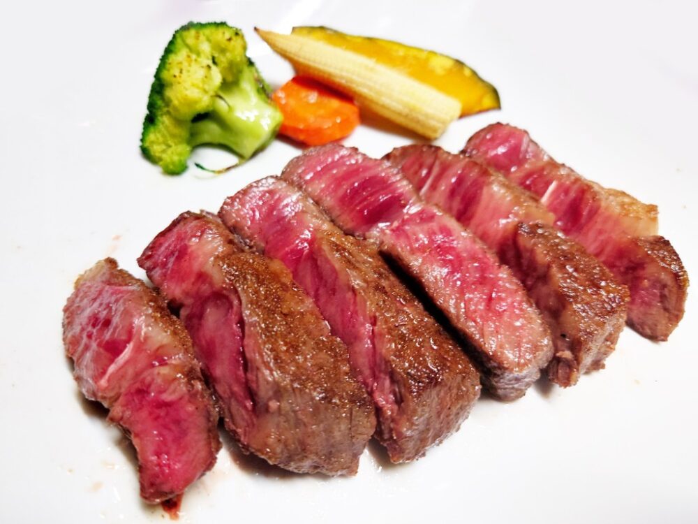 Wagyu Black Beef Ribeye Steak (approximately 150g)