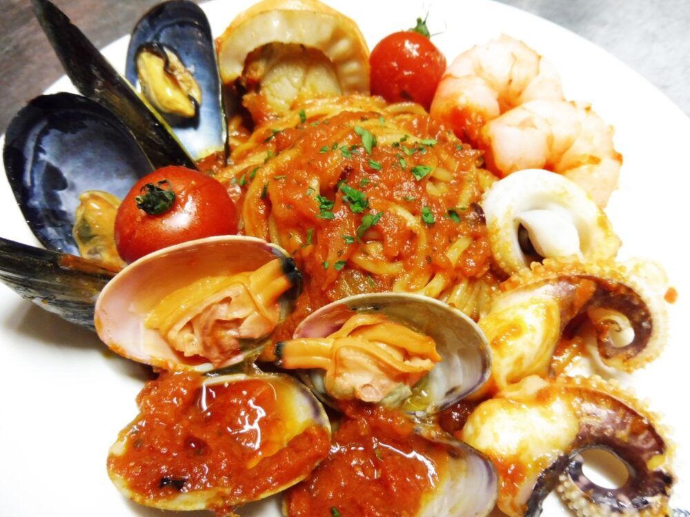 해산물 아라비아타