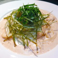 ゴローニャの、おいしい明太子のクリームソースパスタ