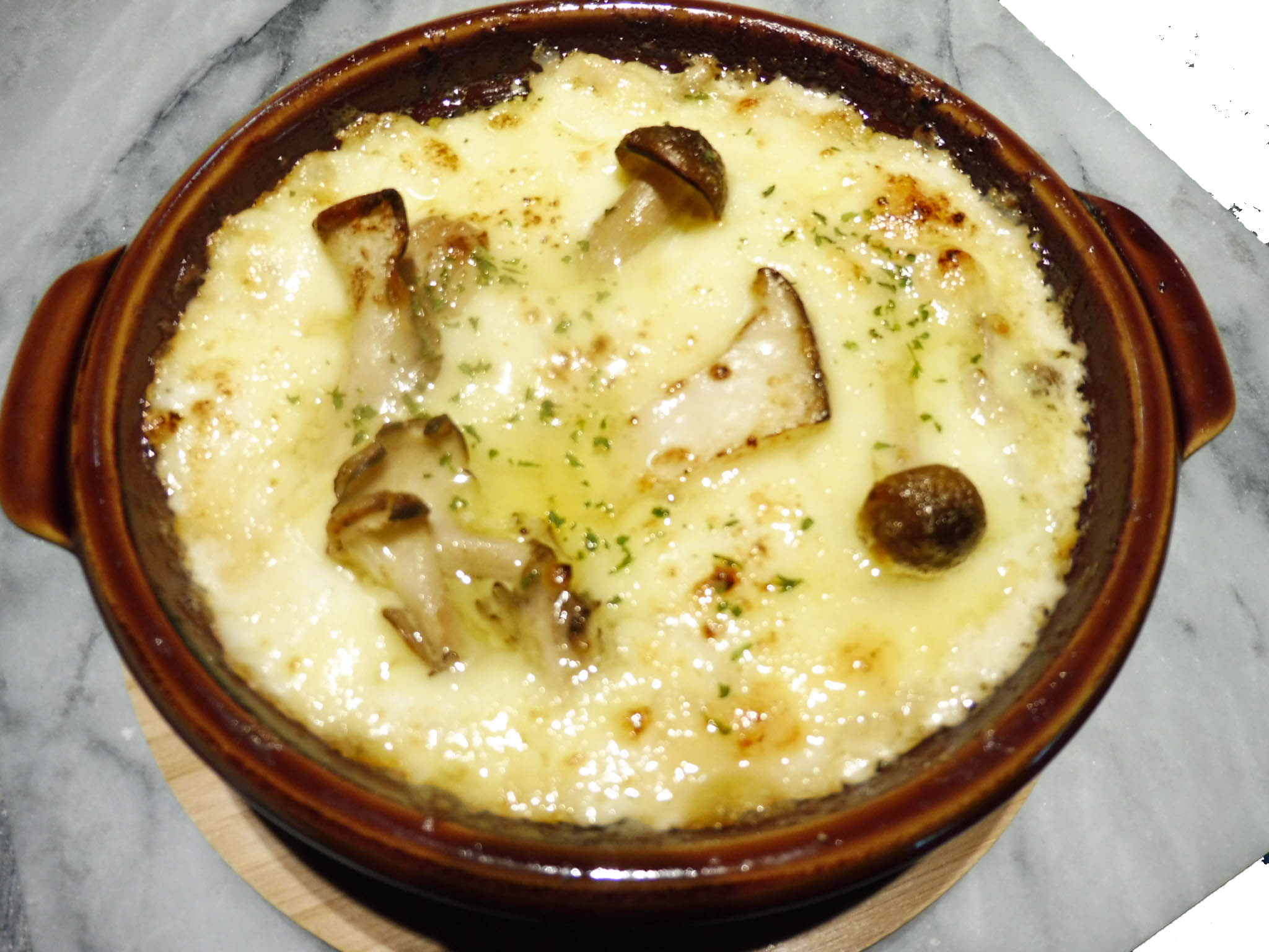 Cream Doria with Mushrooms