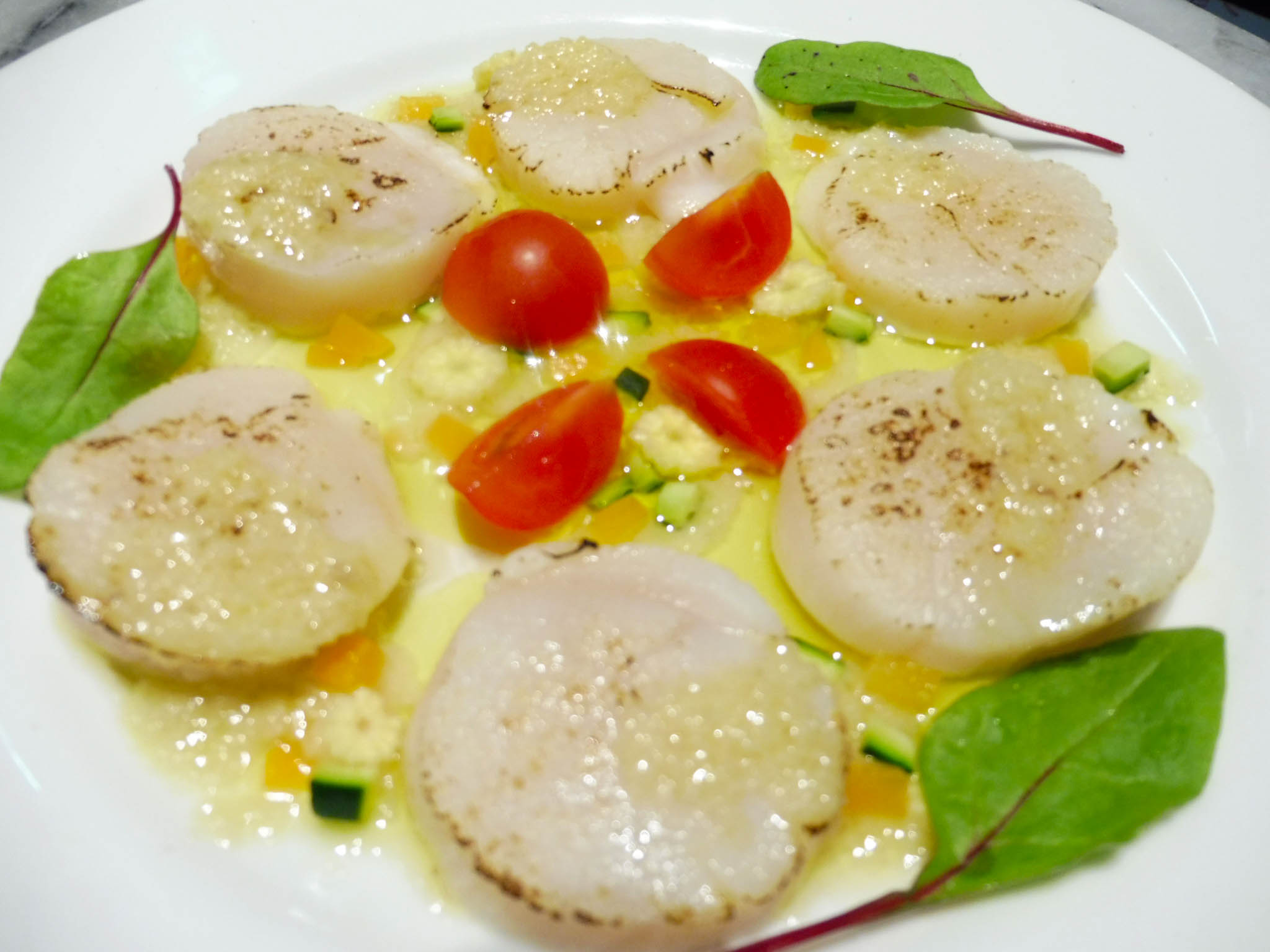 Seared Scallop Carpaccio