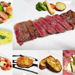 三宮 イタリアンの、美味しい、神戸牛コース料理